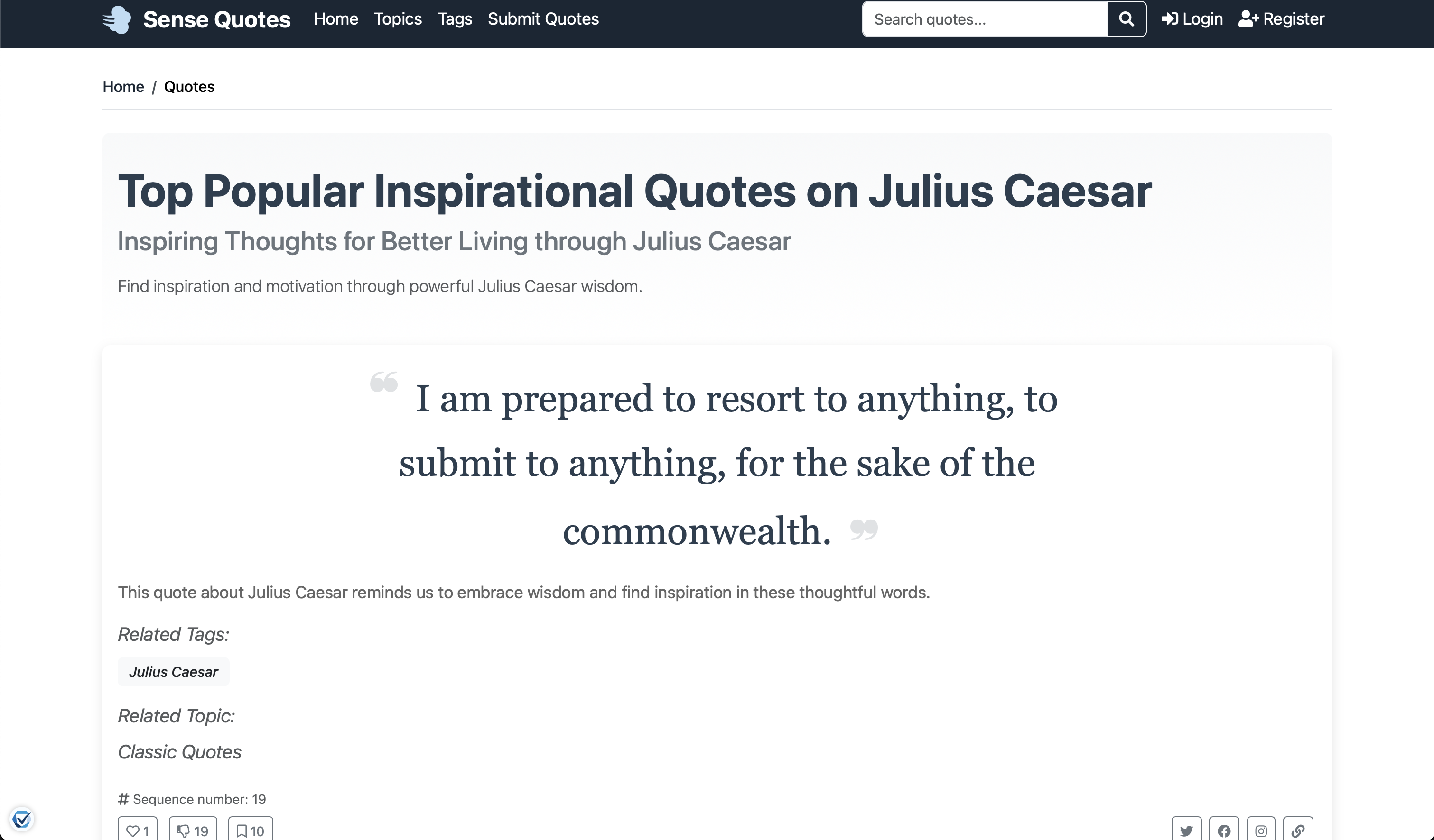 Sense Quotes media 2
