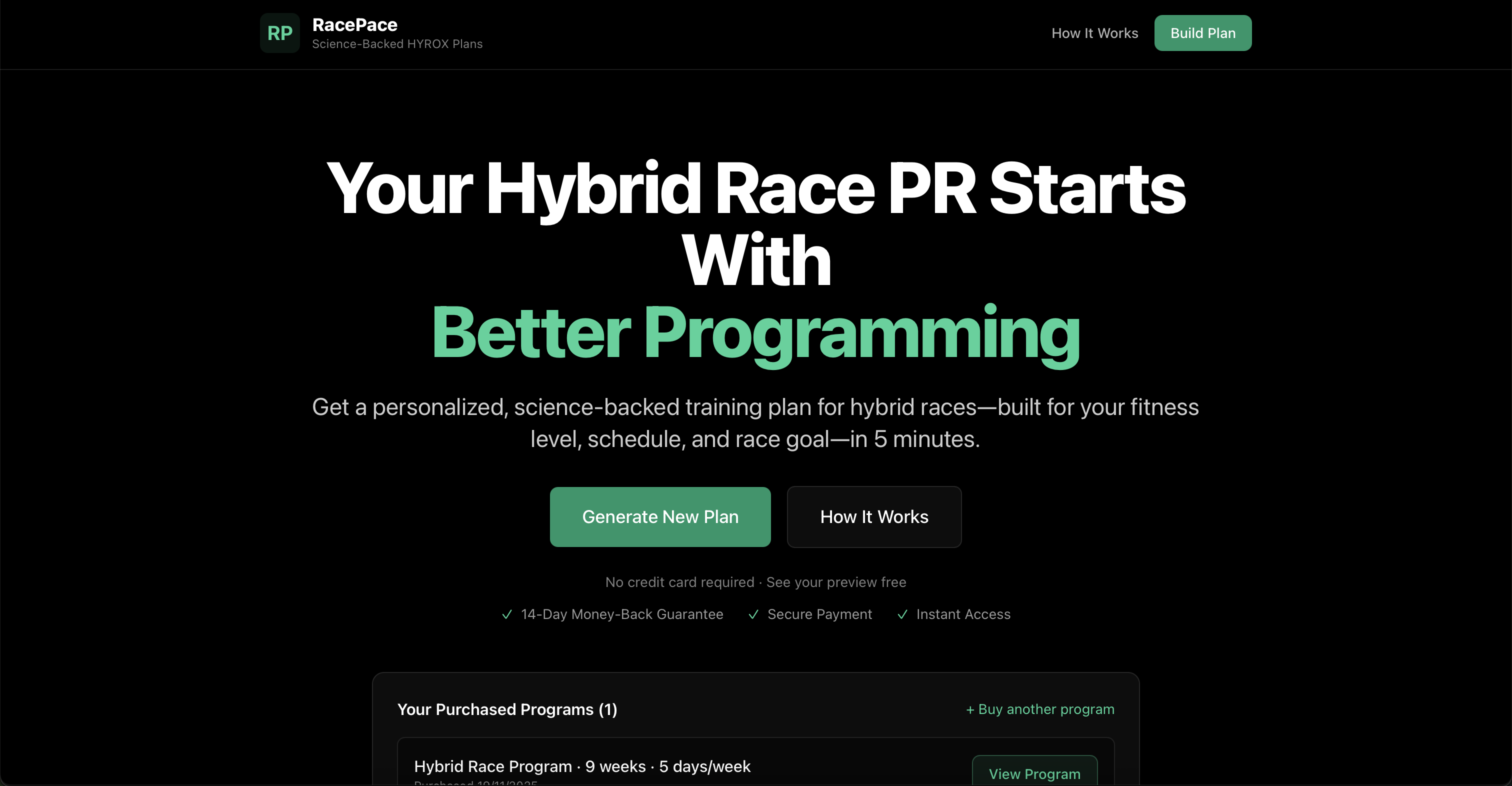 Race Pace - Product Hunt launch logo and brand identity