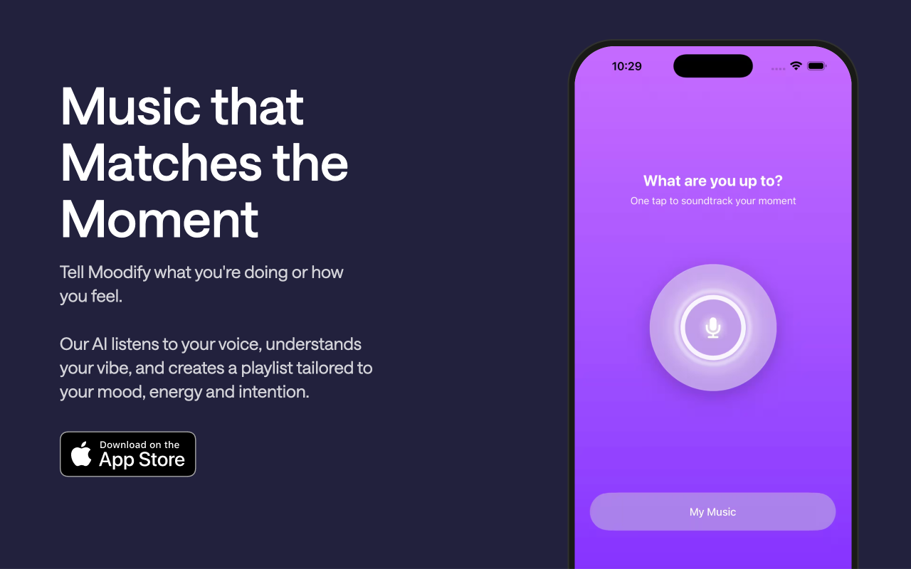 Moodify: Playlists That Fit! gallery image