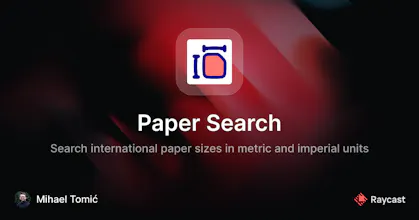 Paper Search for Raycast gallery image