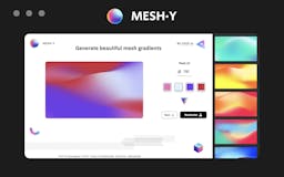 Mesh·y - Generate Mesh Gradients media 1