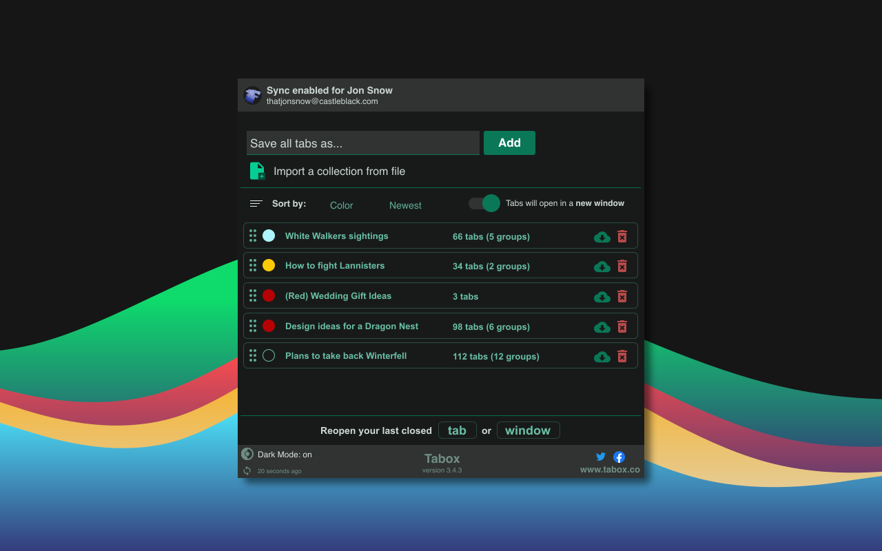 Tabox - Save and Share Tab Groups gallery image