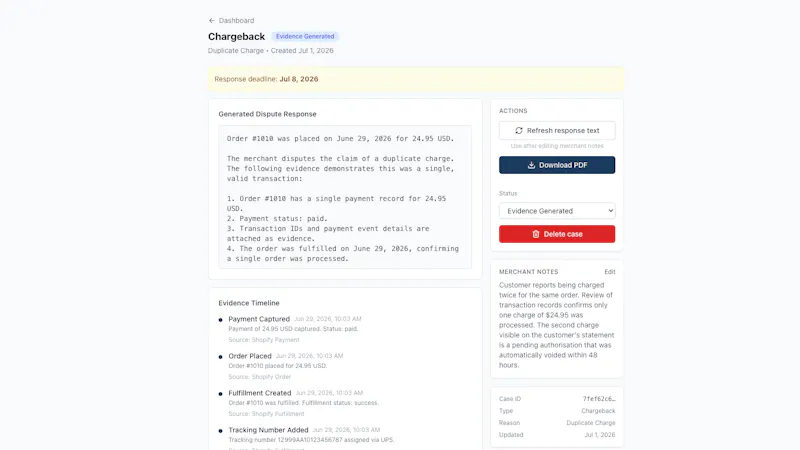 EvidenceBuilder screenshot 3