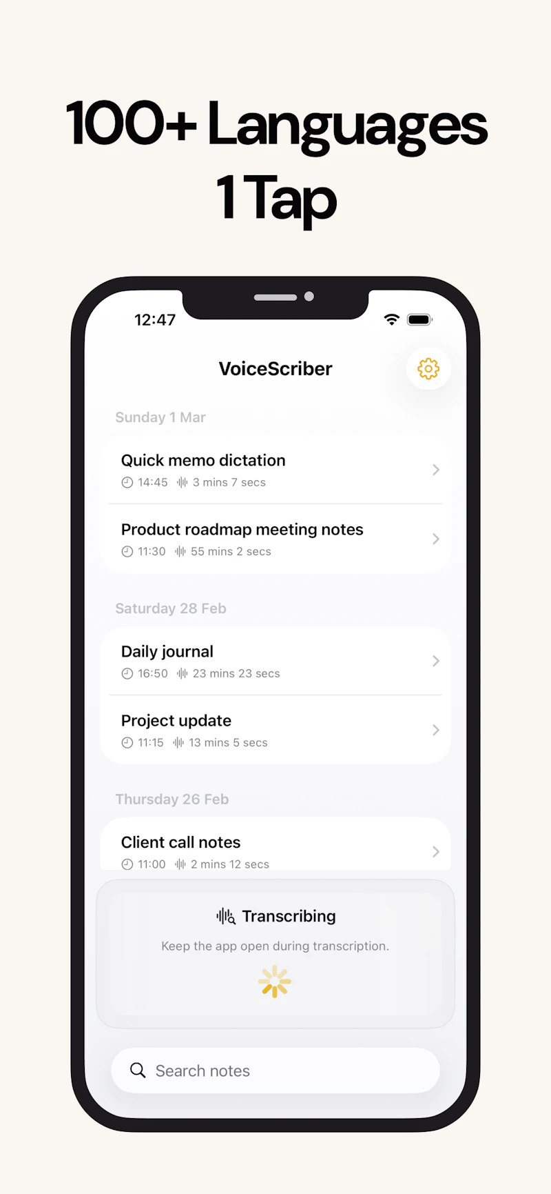 VoiceScriber AI: Offline Notes screenshot 6