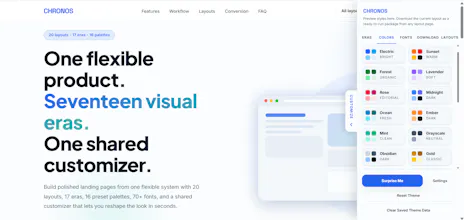 Chronos - Multi-Era HTML Template System gallery image