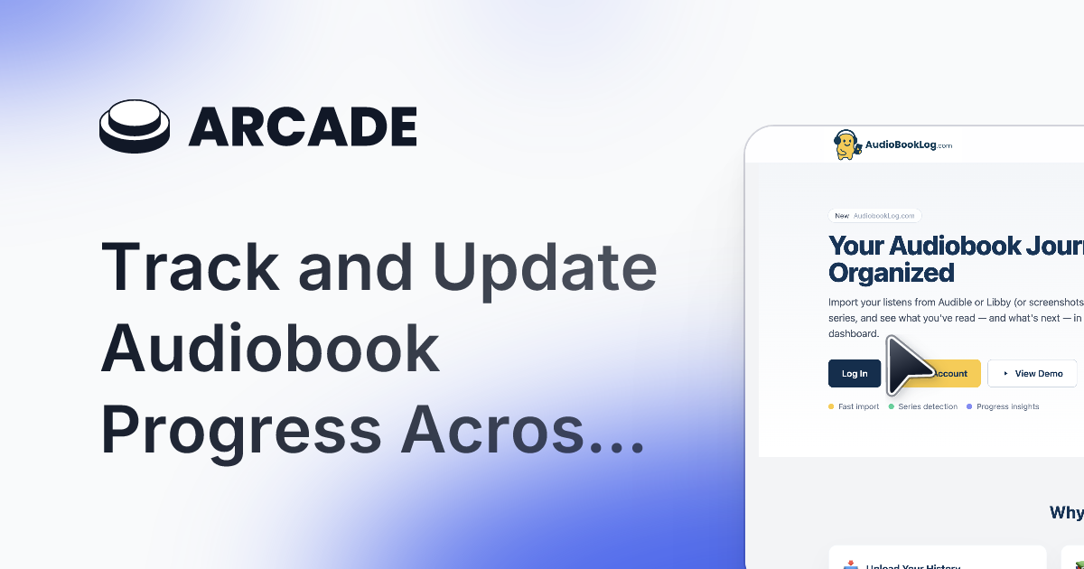 AudiobookLog — Track Your Listening gallery image