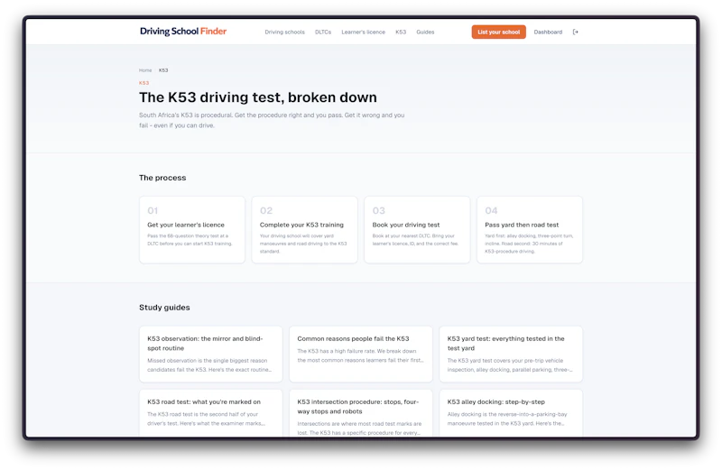 Driving School Finder screenshot 3