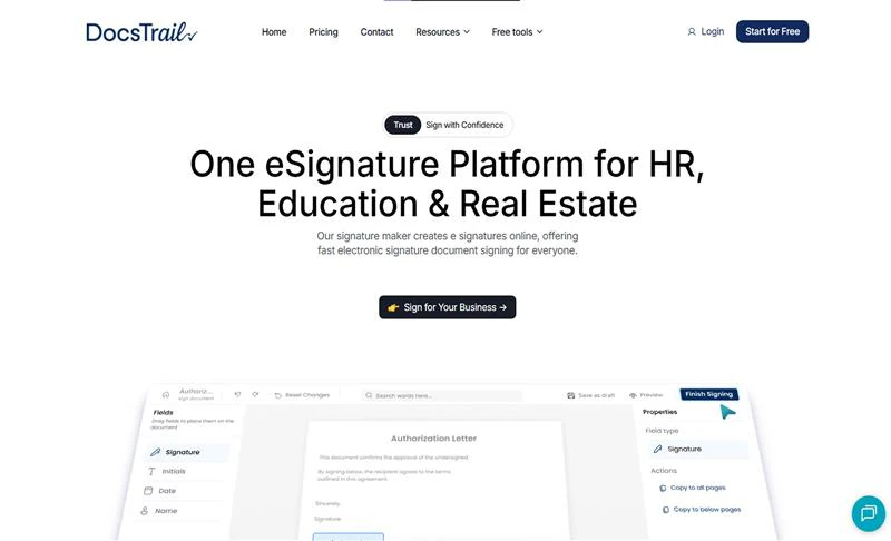 Docstrail 대표 미리보기