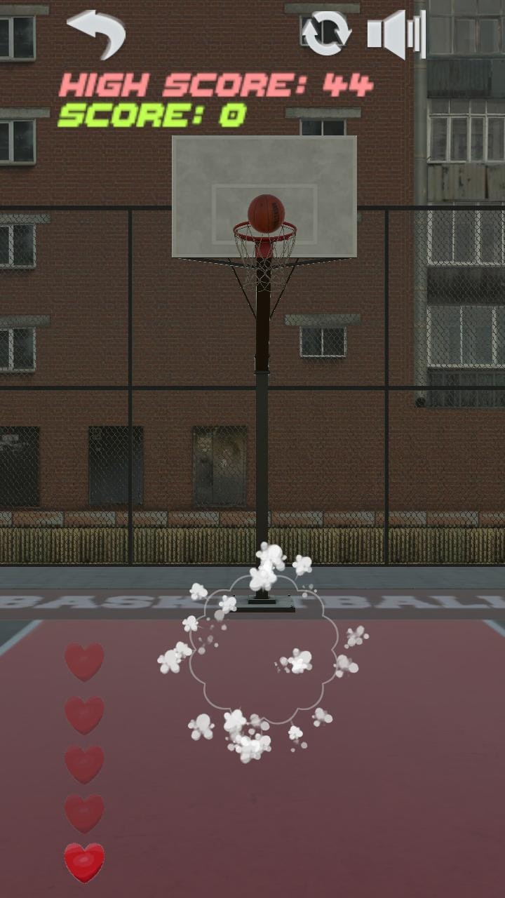 Simulador de disparos de baloncesto media 5