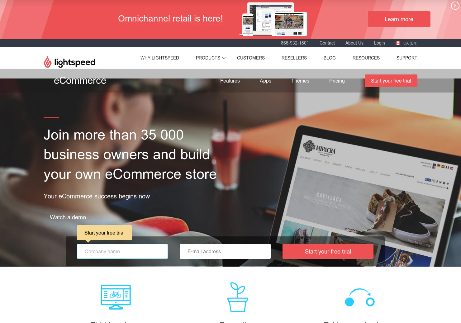 Ecommerce platform for Lightspeed 