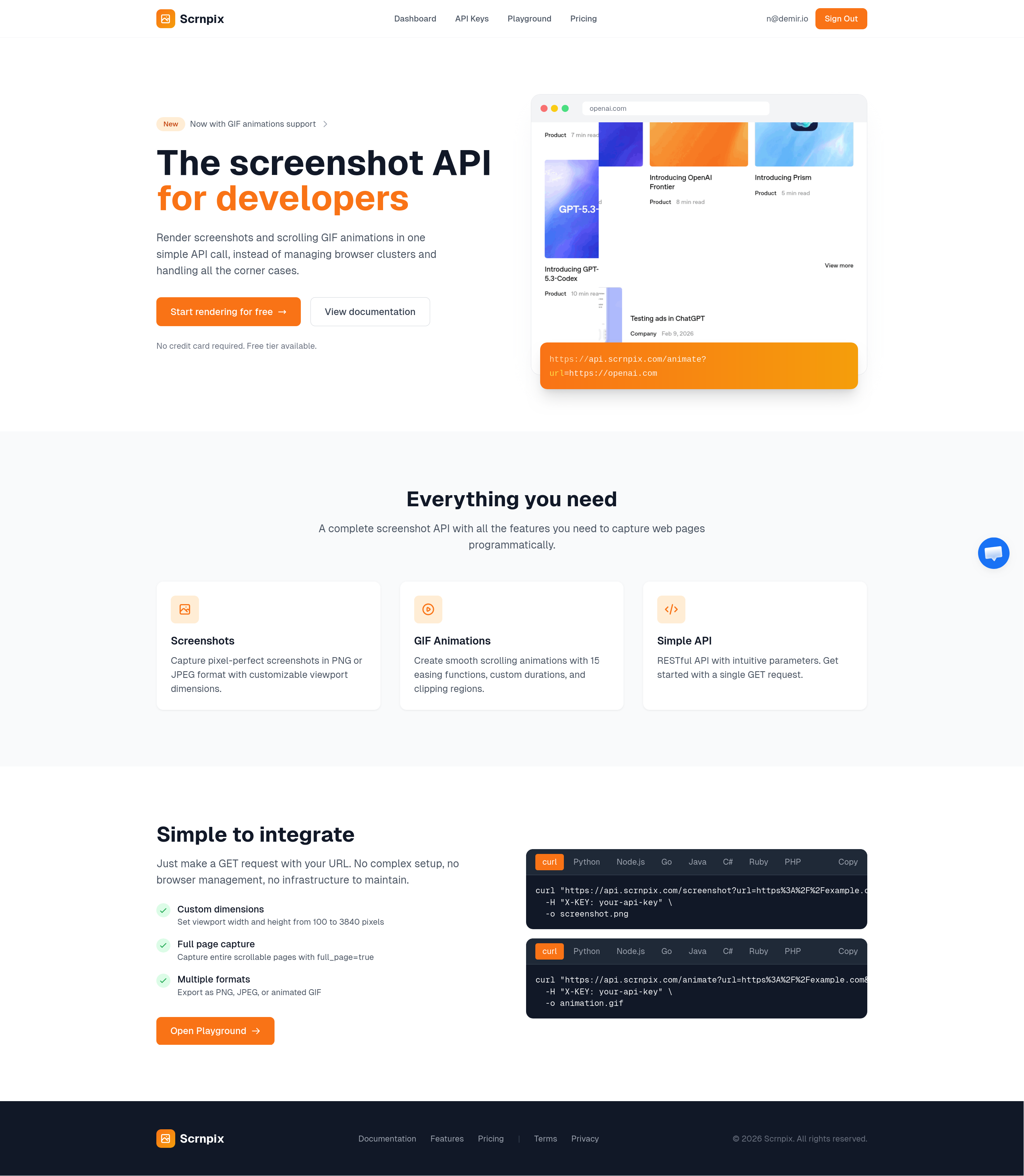 Scrnpix - Main product screenshot demonstrating key features and user interface