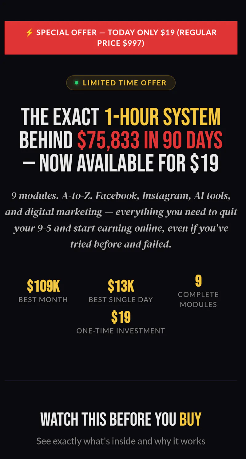 Ready to Learn Affiliate Marketing screenshot 2