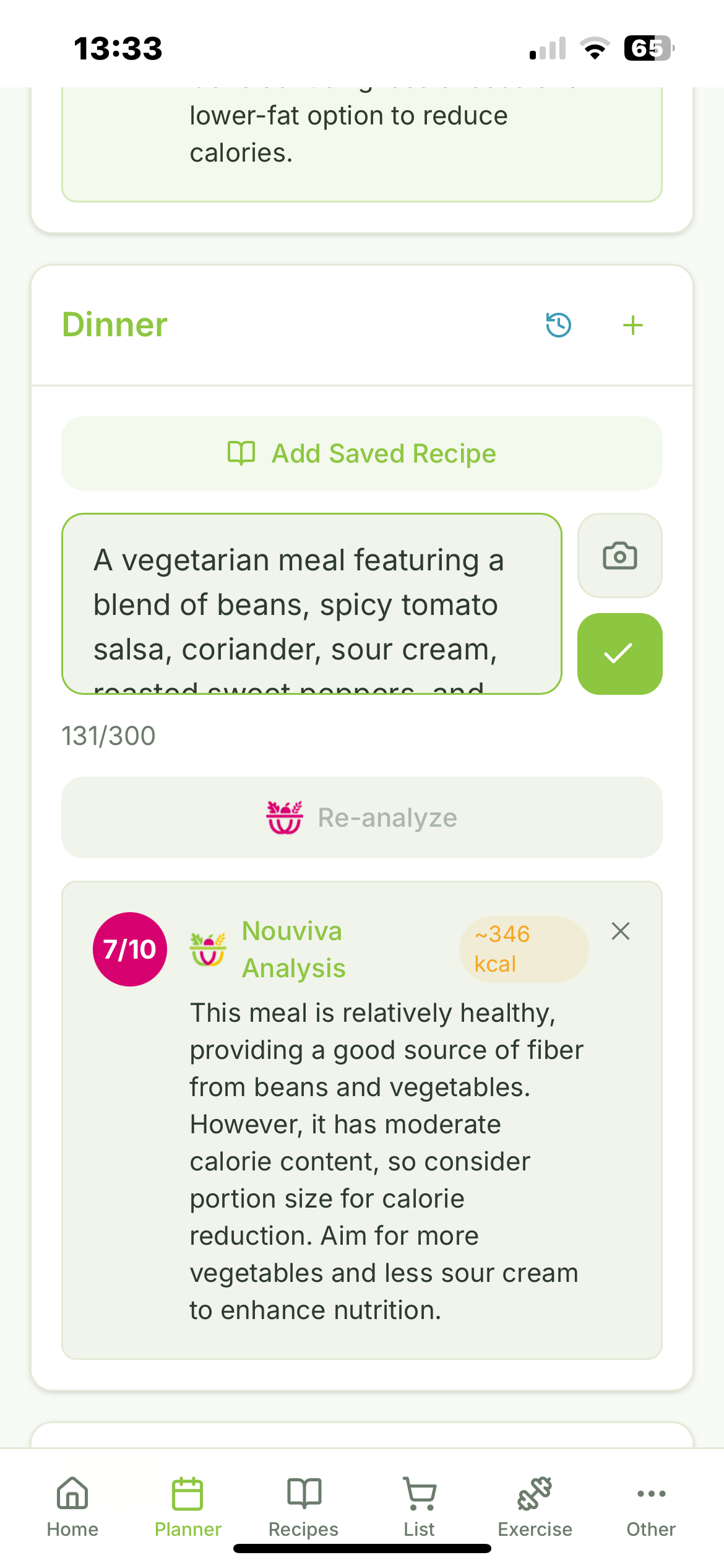 AI health planner aligned to user goals gallery image