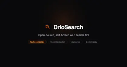 OrioSearch: Your AI Agent need WebSearch gallery image
