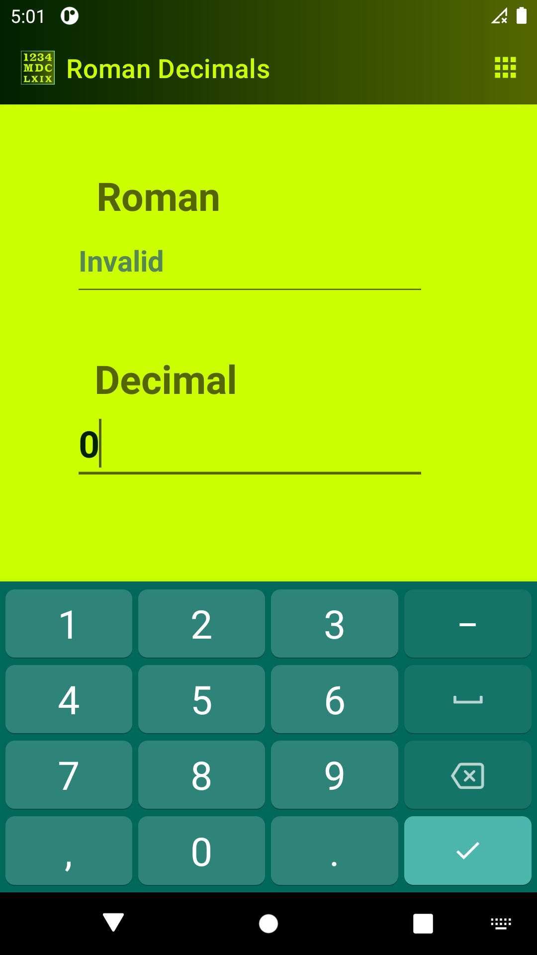 Decimales romanas media 5