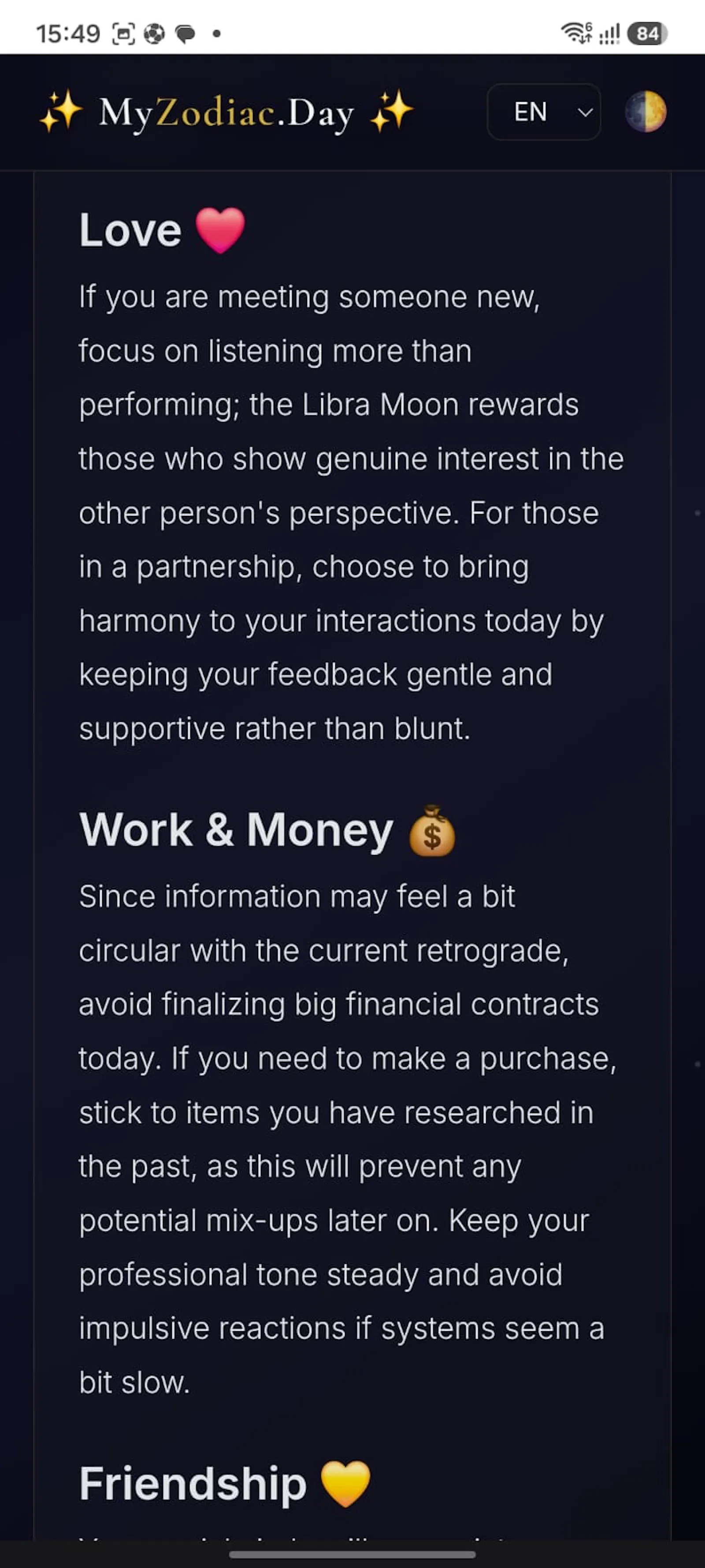 MyZodiac.Day screenshot 3