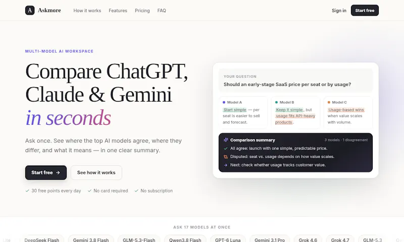 Askmore screenshot 1