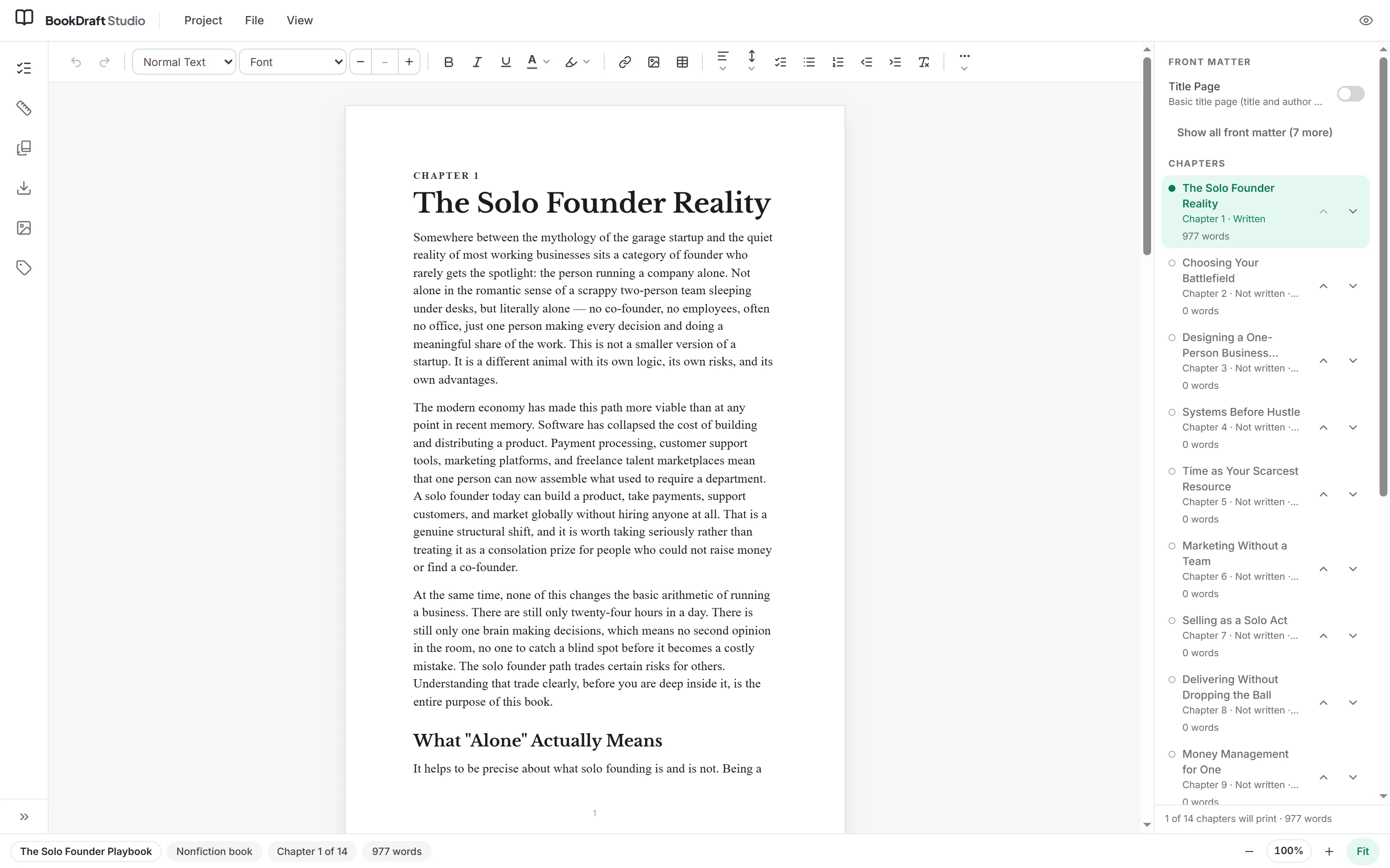 BookDraft gallery image