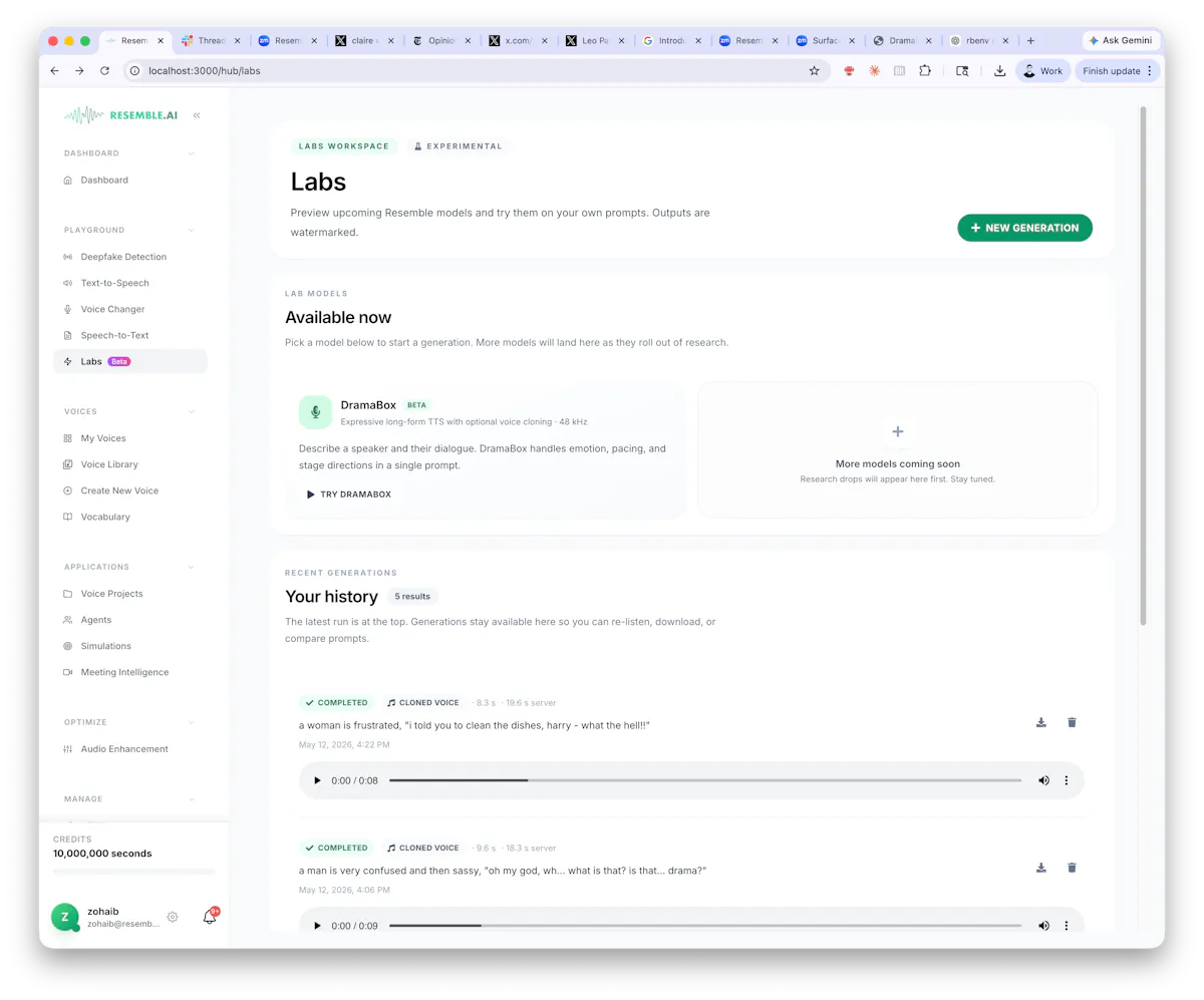DramaBox by Resemble AI