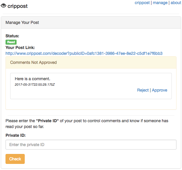 Crip Post gallery image