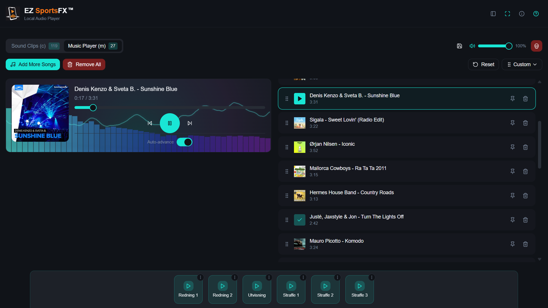 EZ SportsFX - Screenshot 3 showing product features and functionality