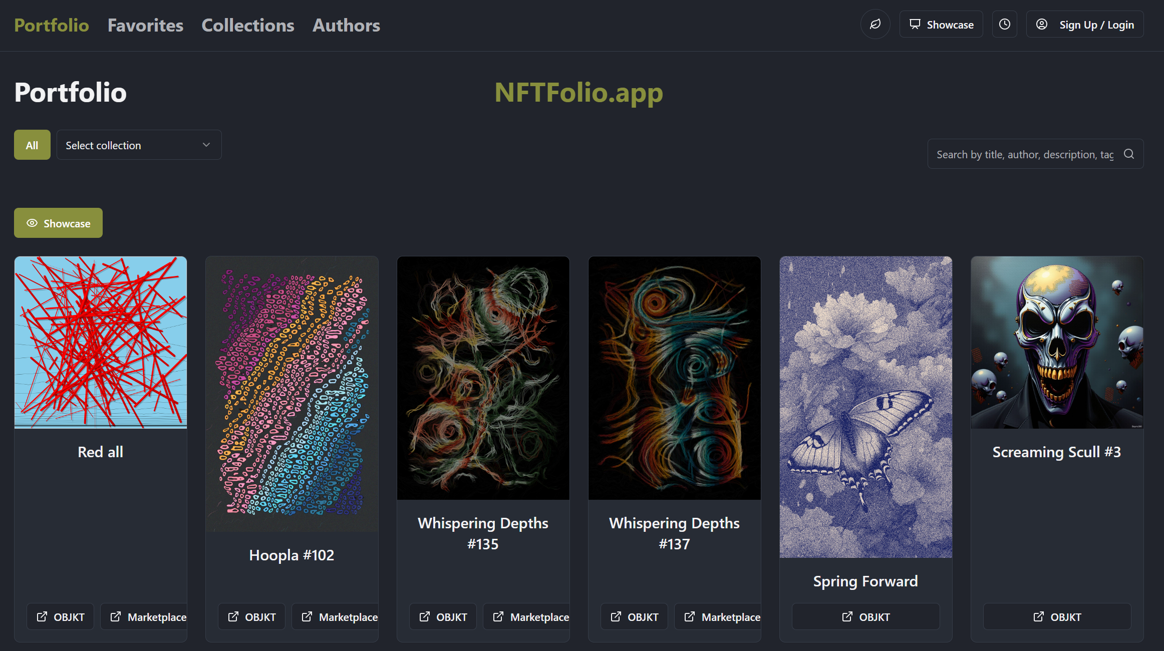 NFT Portfolio Manager - NFT, портфель, менеджер медиа 1