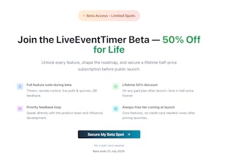 Live Event Timer gallery image