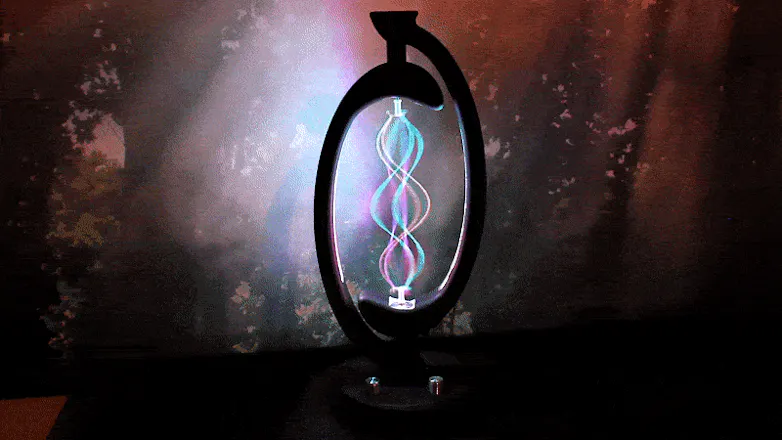 Pisces ♓ | Kinetic Art Lamp gallery image