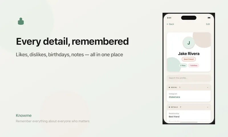 KnowMe screenshot 2