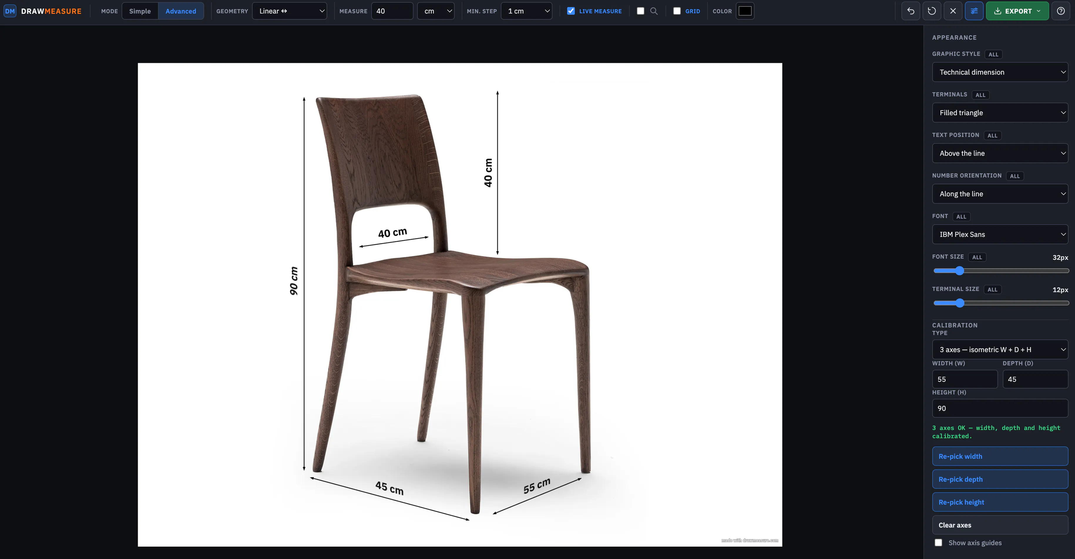 DrawMeasure gallery image