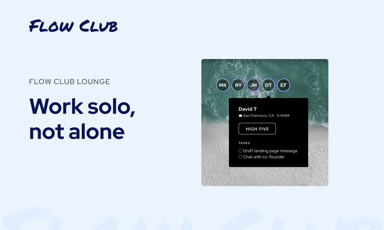 Flow Club Lounge - Boost uw focus en motivatie met sociale verantwoordelijkheid media 3