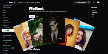 ScrollX UI gallery image