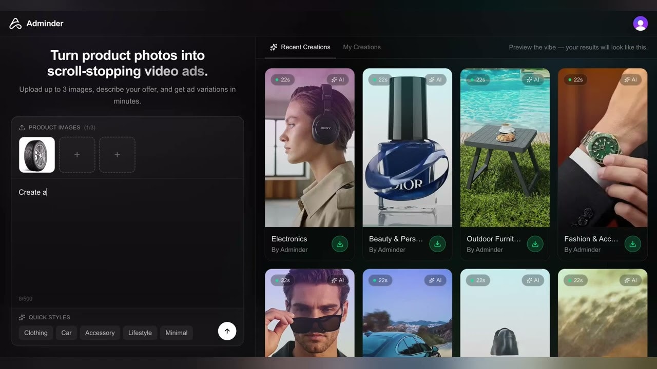 Adminder gallery image