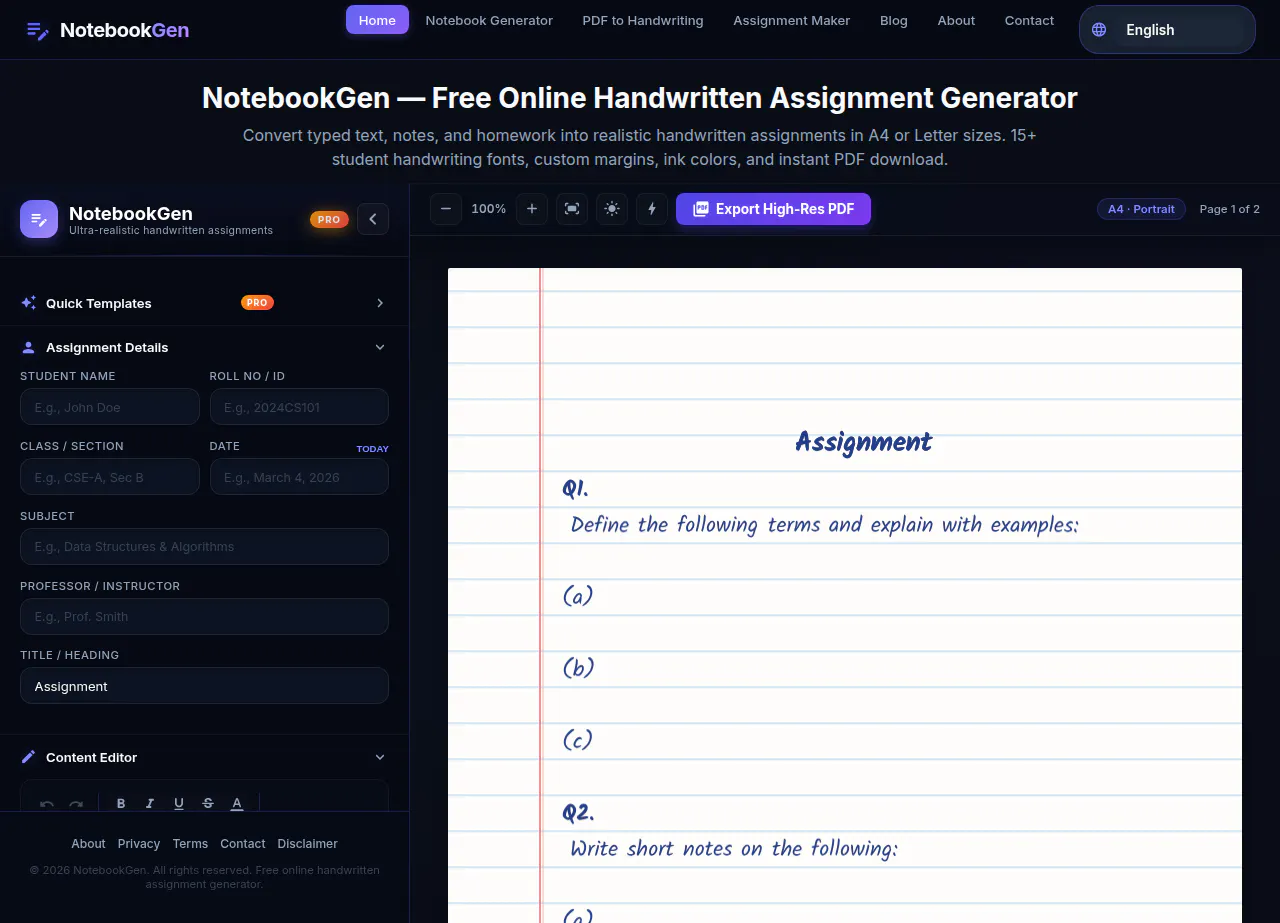 NotebookGen gallery image
