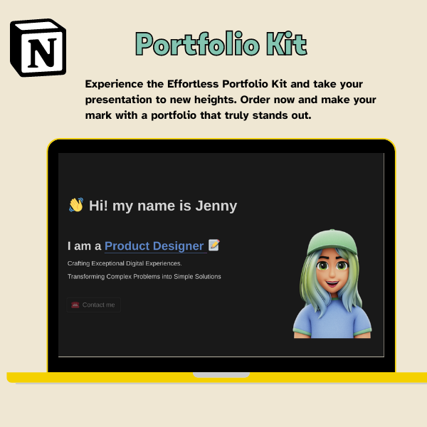 Notion Portfolio Kit