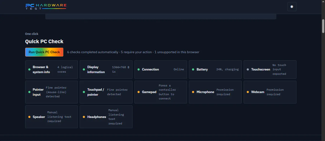 PCHardwareTest gallery image