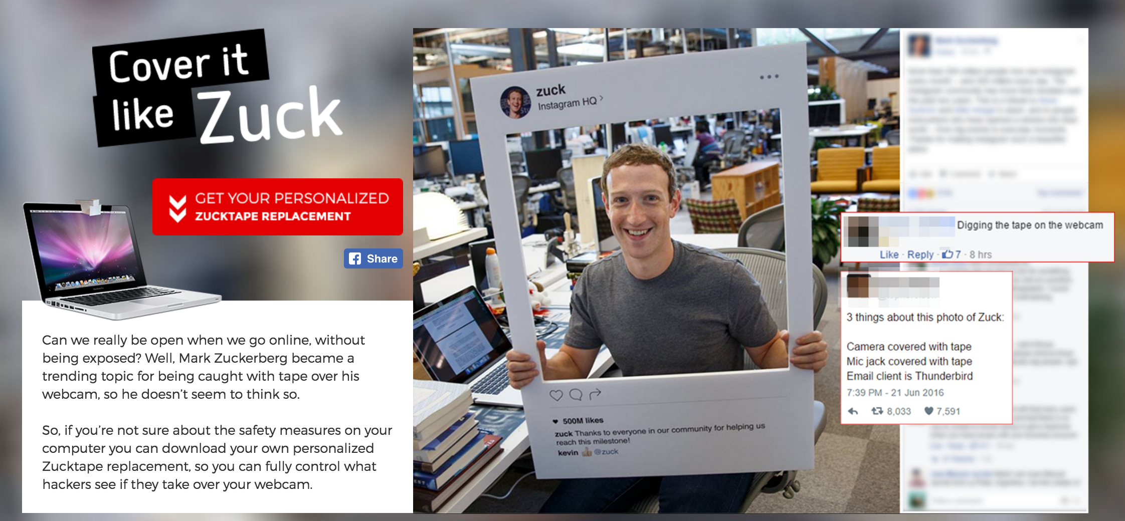 Cover it Like Zuck! gallery image