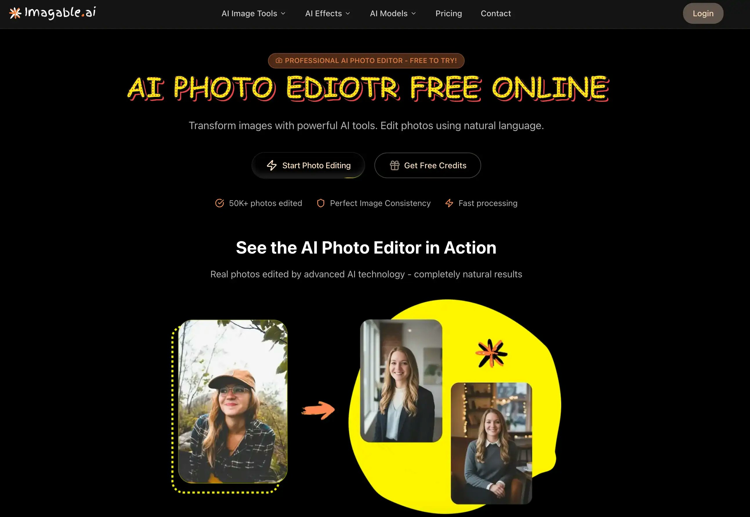 Média Imagable AI - Modifiez vos photos avec un langage naturel 1