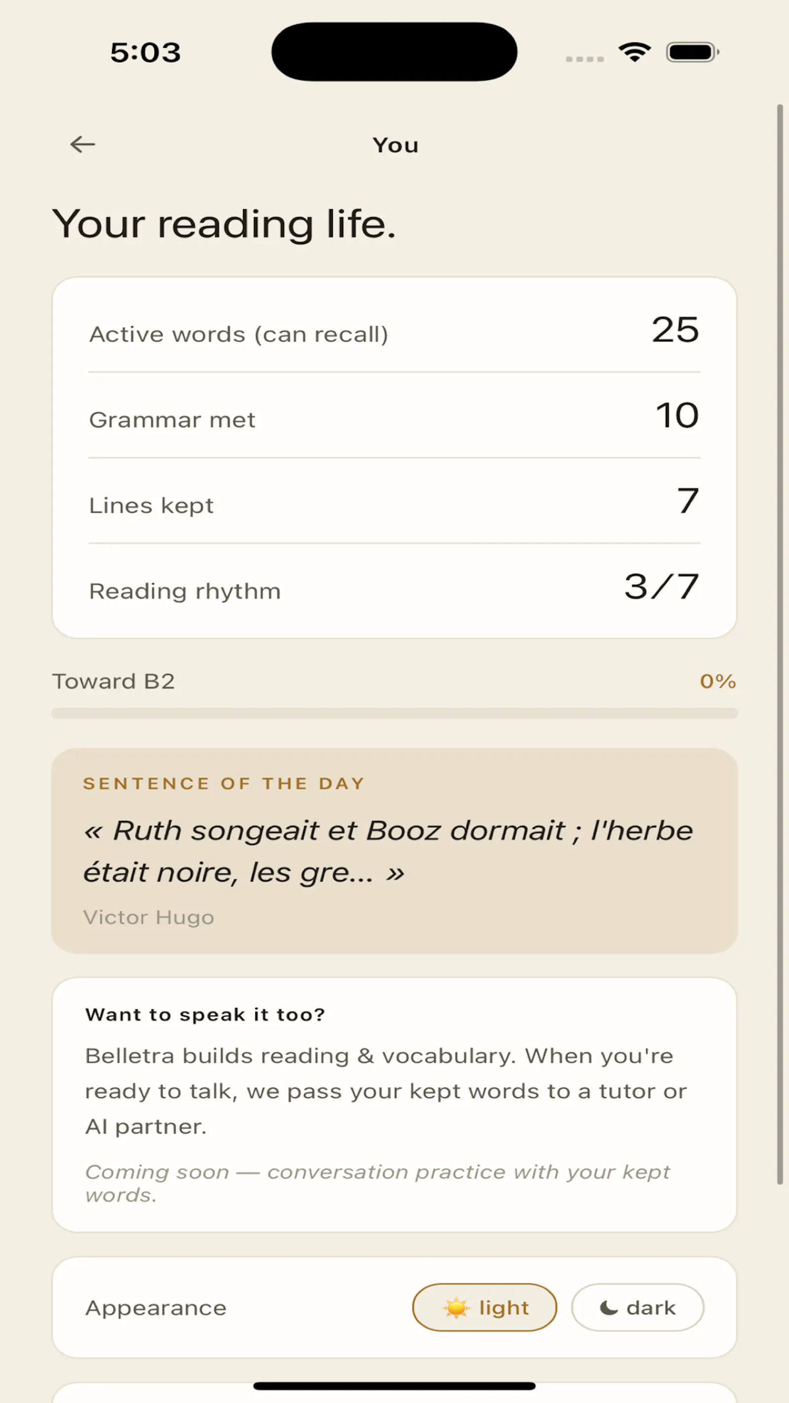 Belletra screenshot 8