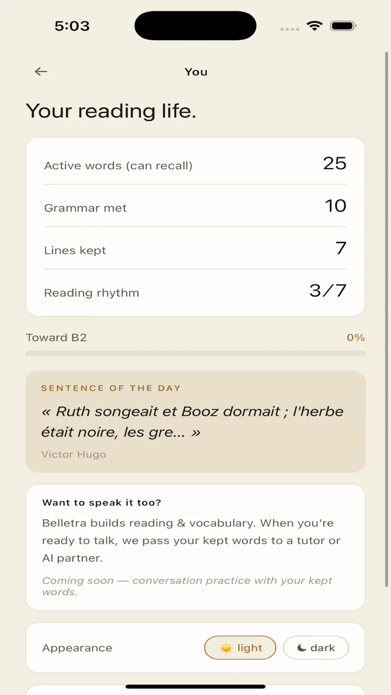 Belletra screenshot 8