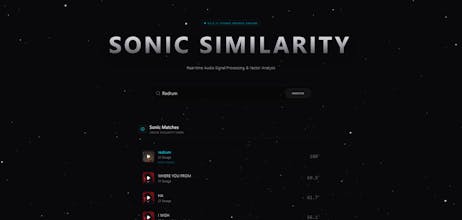 Sonic Similarity gallery image