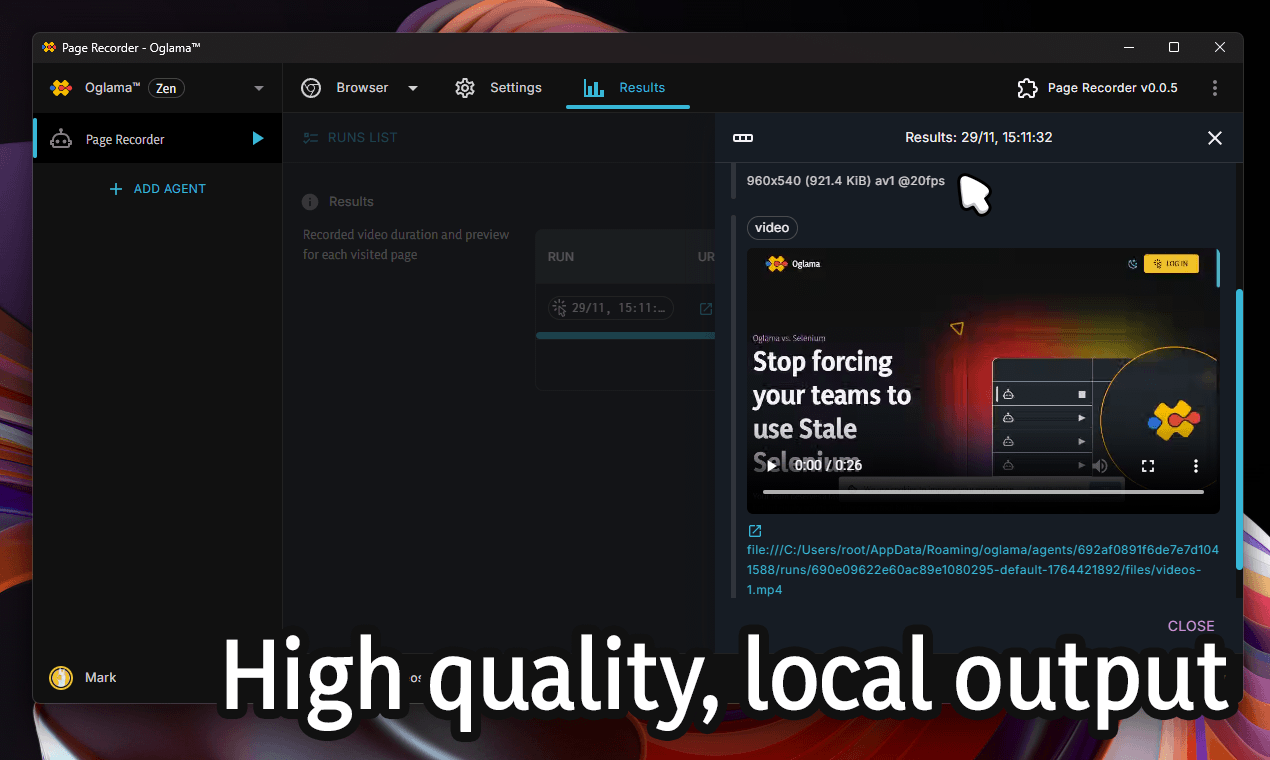 Website Recorder | Oglama gallery image