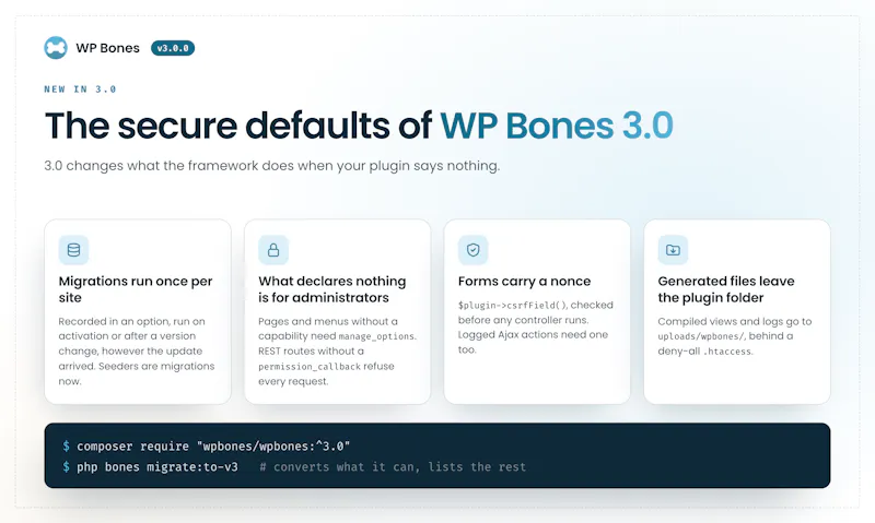 WP Bones screenshot 7