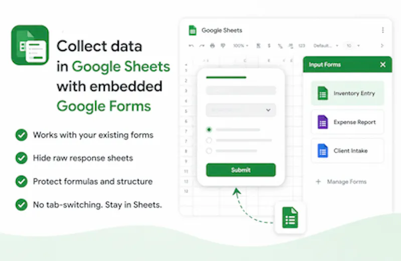 Input Forms for Sheets screenshot 1