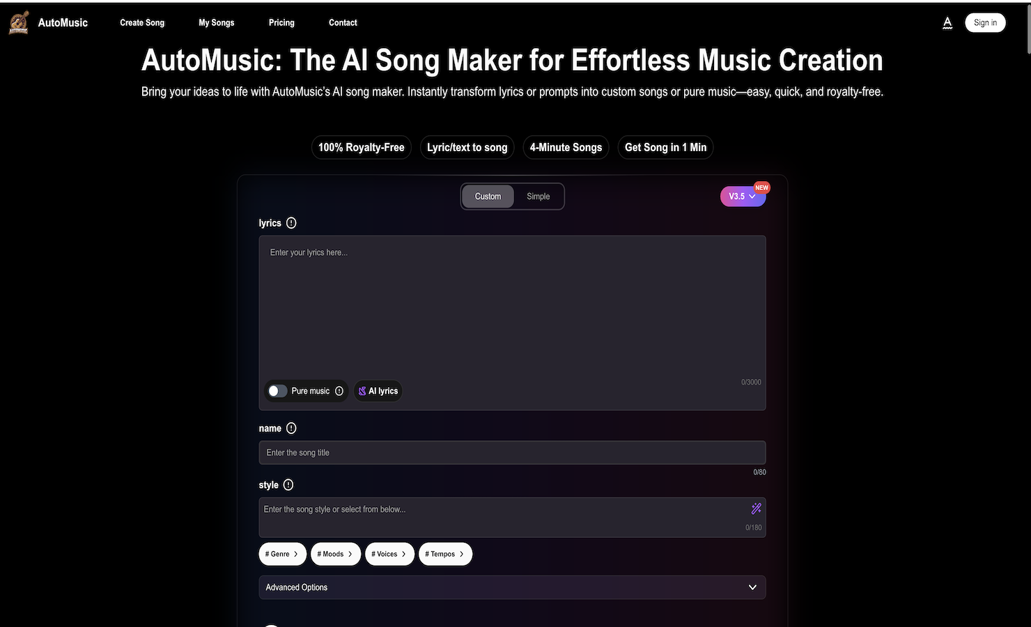   AI Song Maker gallery image
