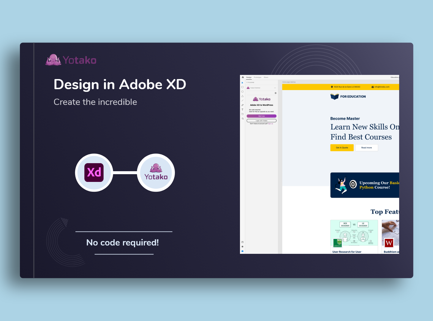 Media WordPress untuk Adobe XD 3