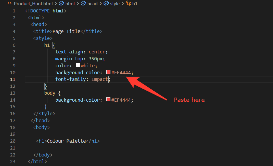 Colour Palette gallery image