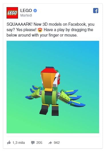 3D Post on Facebook gallery image