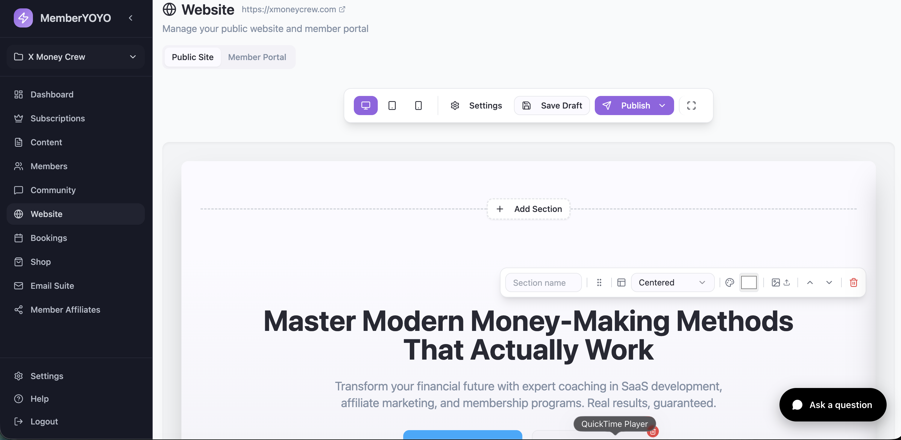 Memberyoyo - Screenshot 3 showing product features and functionality