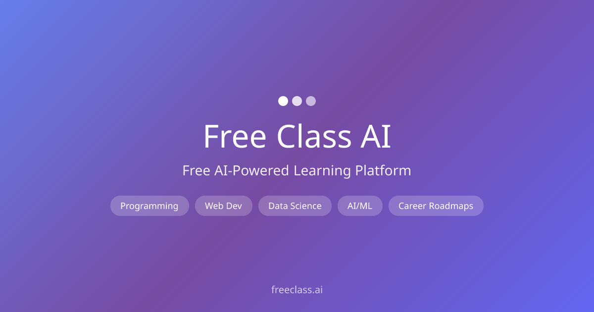 Freeclass.ai - Main product screenshot demonstrating key features and user interface